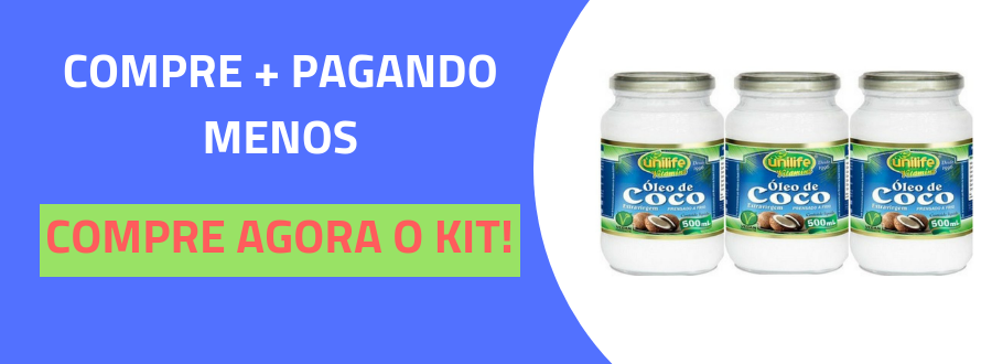 Óleo de Coco Extra Virgem 500ml Unilife-6